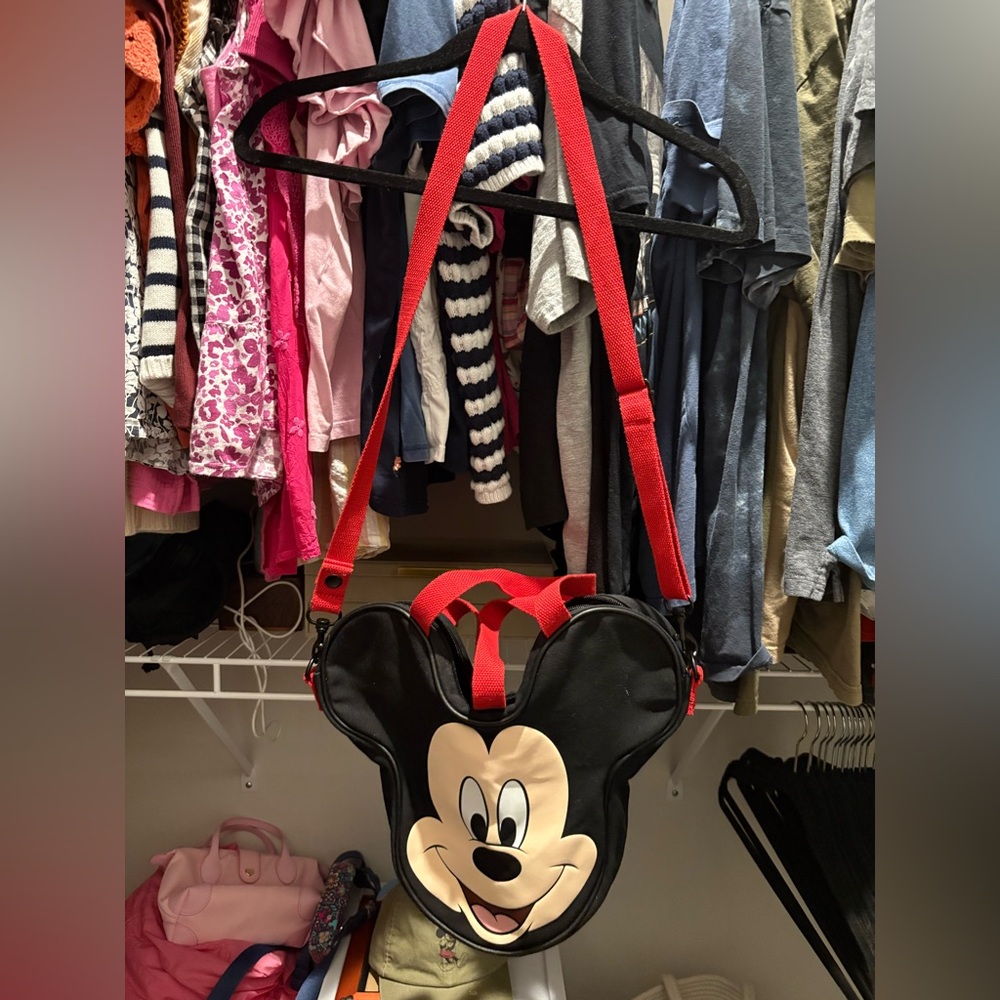 Disney Parks Mickey Face Crossbody